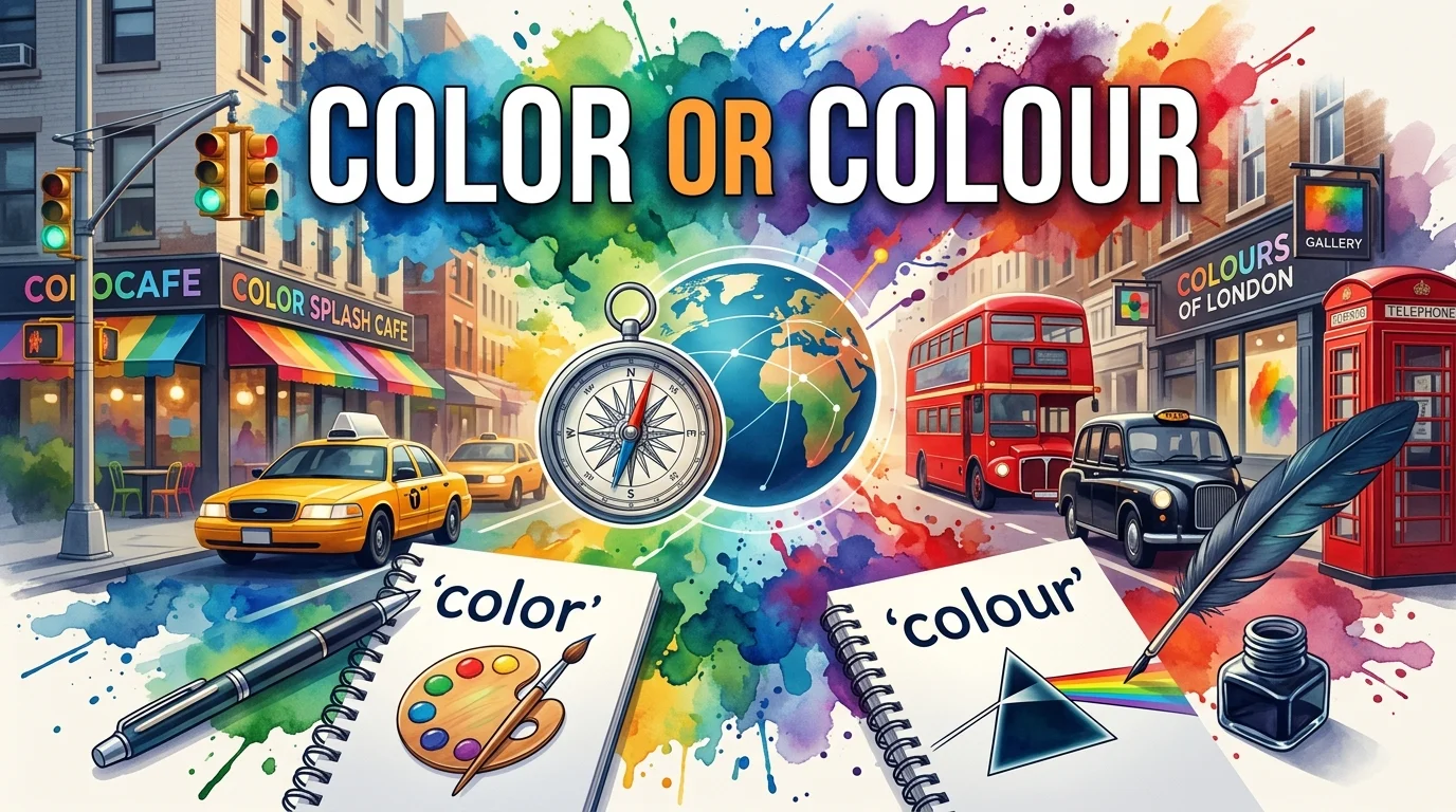 Color or Colour: What Is the Difference & Which Is Correct?