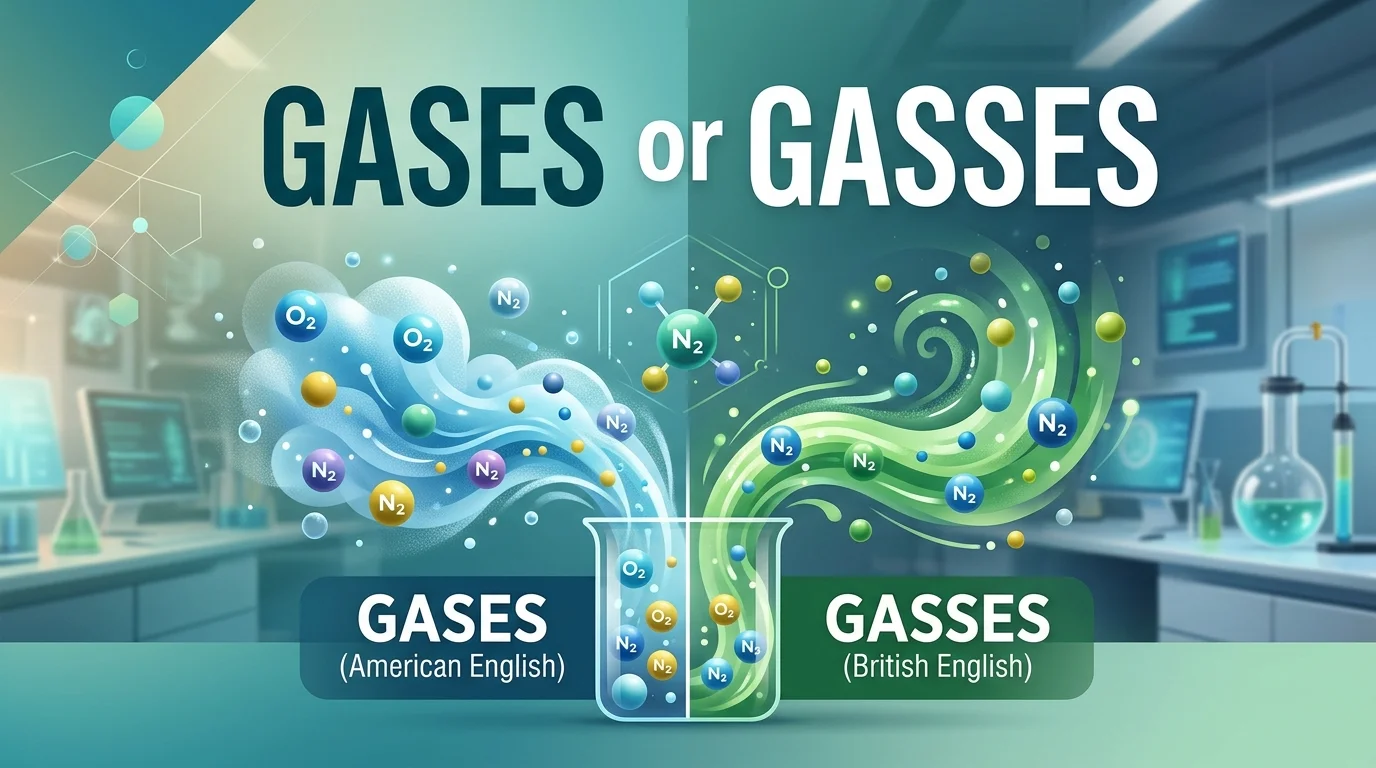 Gases or Gasses: What Is the Difference & Which Is Correct?