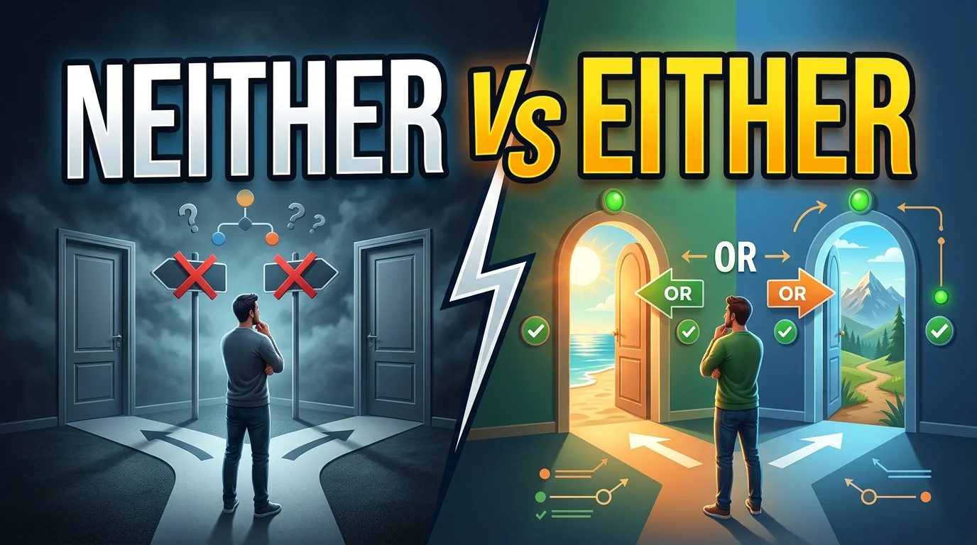 Neither Vs Either: What Is the Difference & Which Is Correct?