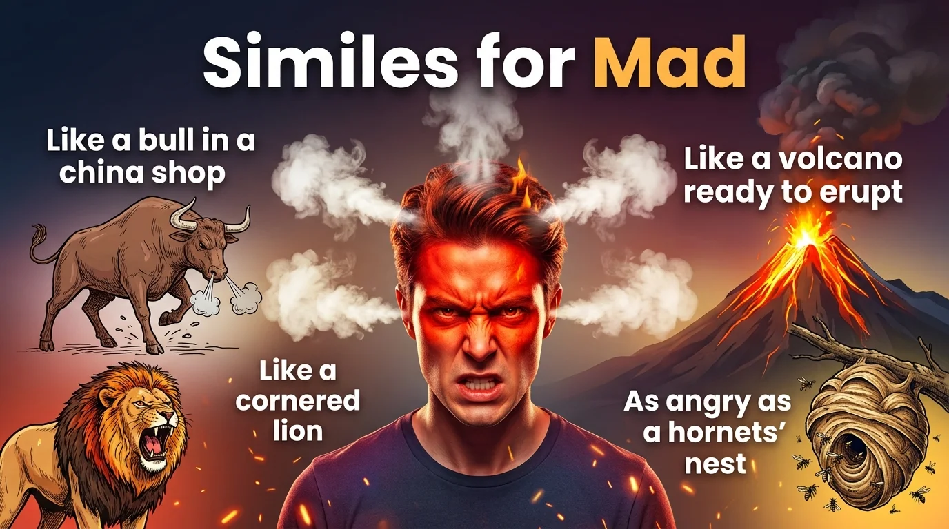 Similes for Mad: What Is the Difference & Which Is Correct?
