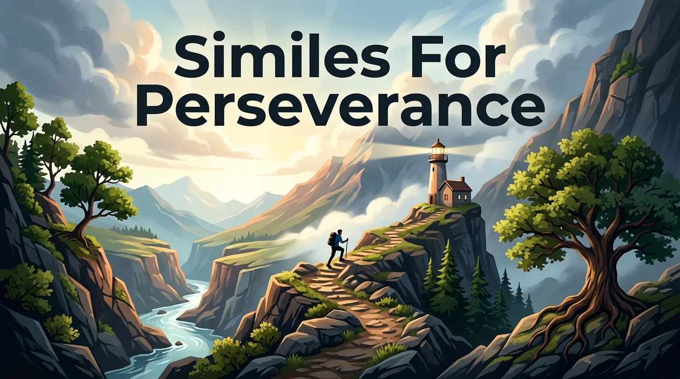 Similes For Perseverance: Difference & Correctives?