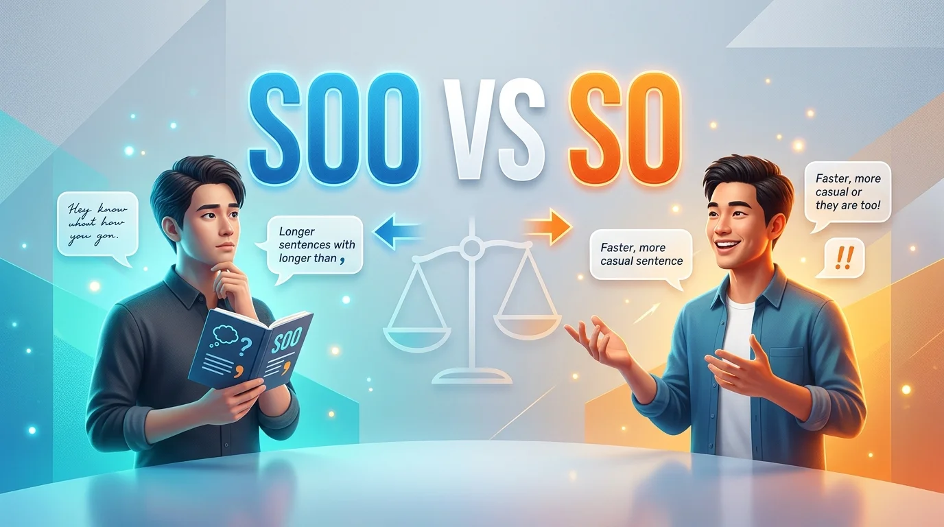Soo Vs So: What Is the Difference & Which Is Correct?