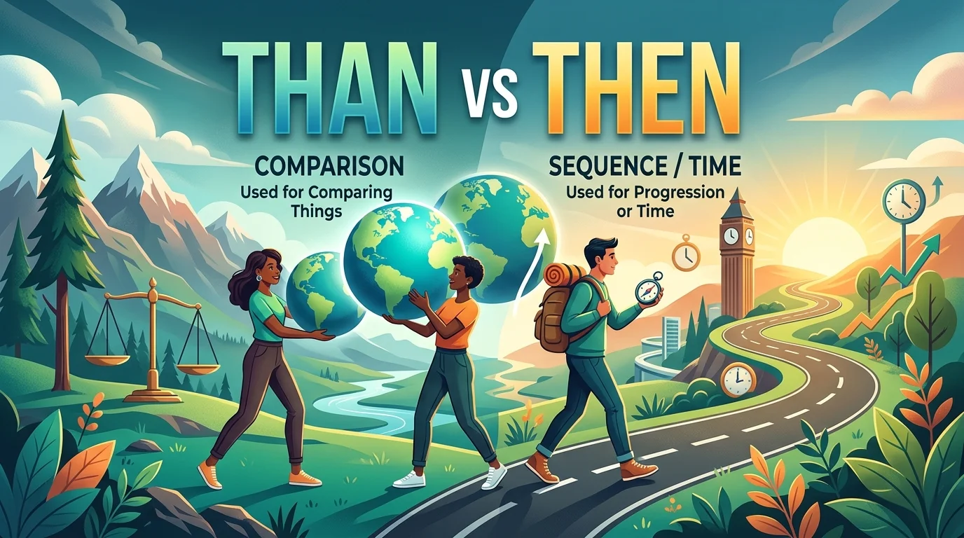 Than vs Then: What Is the Difference & Which Is Correct?